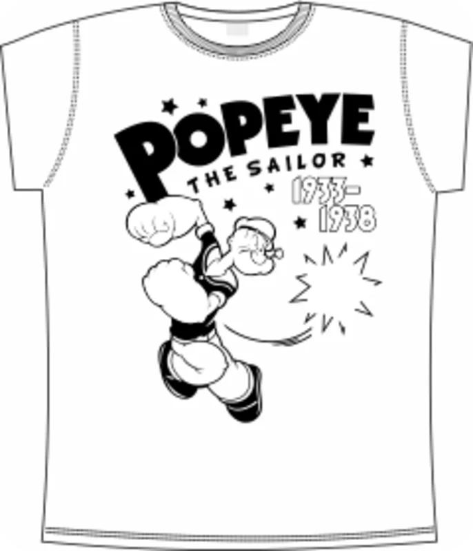 культовые фильмы & мультфильмы 2: popeye the sailor white 